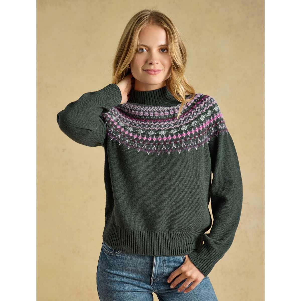 Joules Womens Alba Fairisle Jumper
