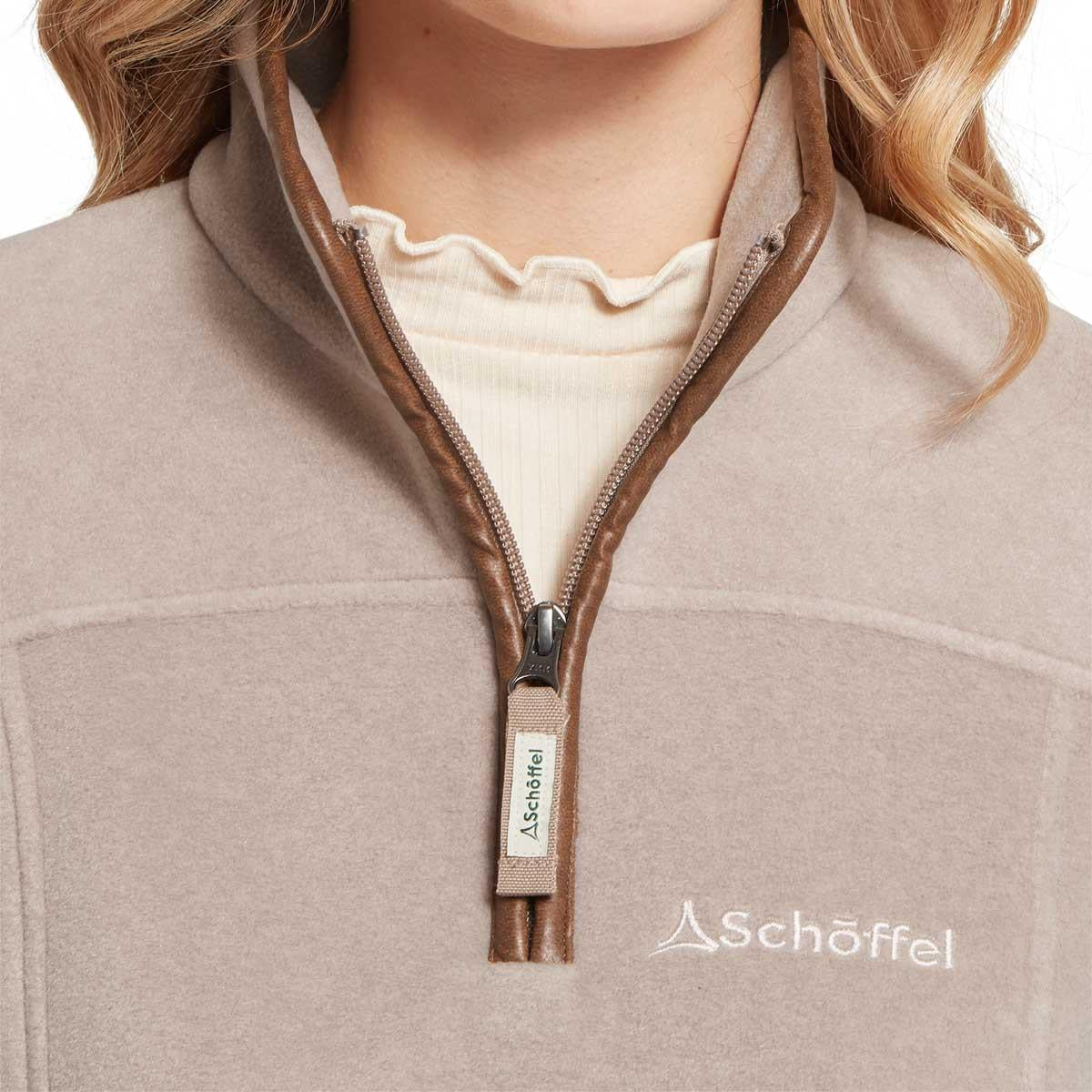 Mushroom Schoffel Tilton Fleece Zip Detail