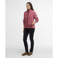 Wild Berry Barbour Womens Basswood Gilet model