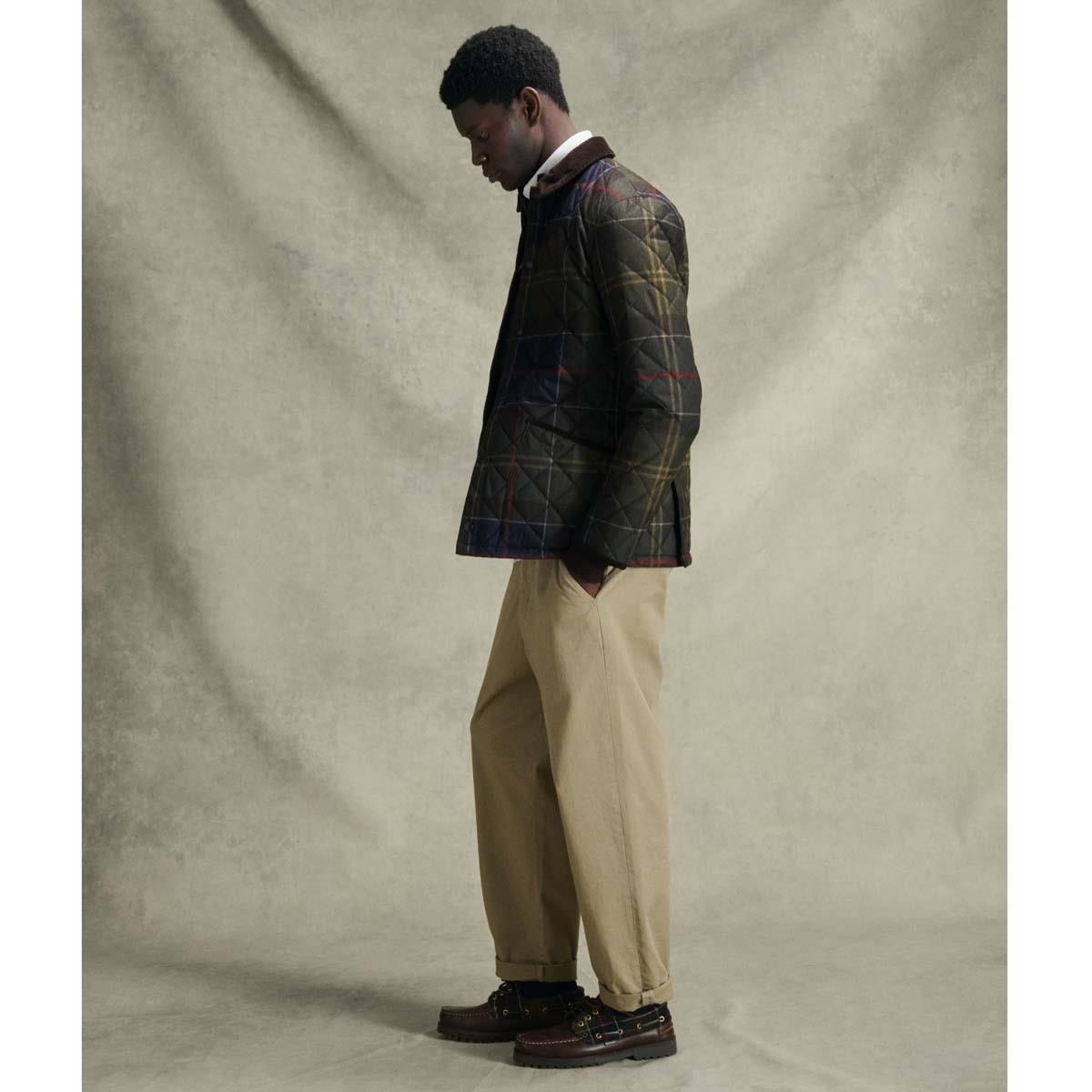 Classic Tartan Barbour Mens Icons Tartan Heritage Liddesdale Quilted Jacket Lifestyle 4