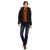 Black Ariat Womens Clairborne Down Jacket Model
