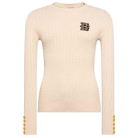 Almond Holland Cooper Womens Princeton Crew Neck Knit Jumper