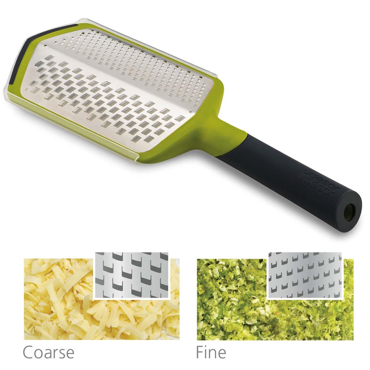 Green Joseph Joseph Twist Grater - Coarse/Fine size