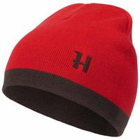 Shadow Brown/Red Harkila Unisex Aspire Reversible Beanie Reversed