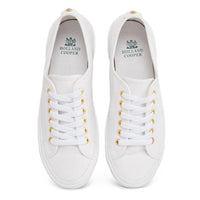 White Holland Cooper Womens Sloane Trainers Top