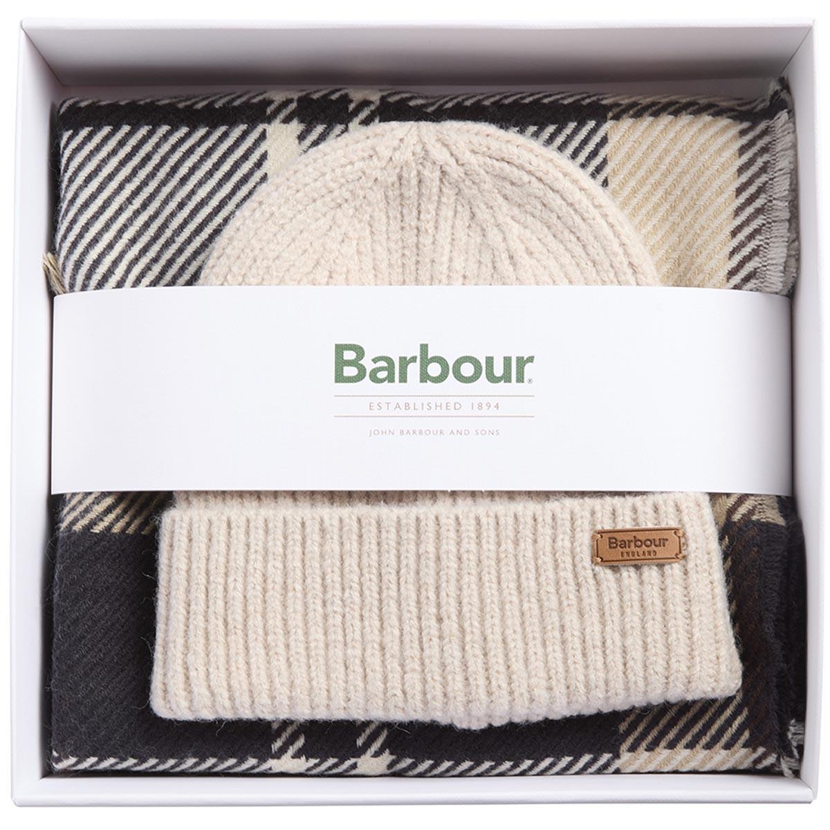 Barbour Womens Pendle Beanie and Blaire Scarf Gift Set