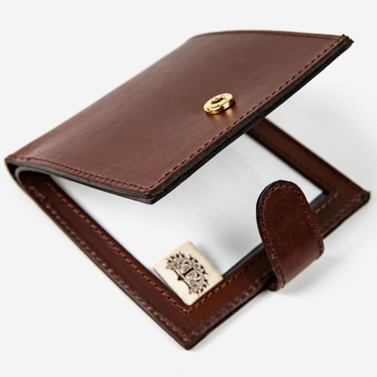 Teales Premier Single Leather Certificate Holder