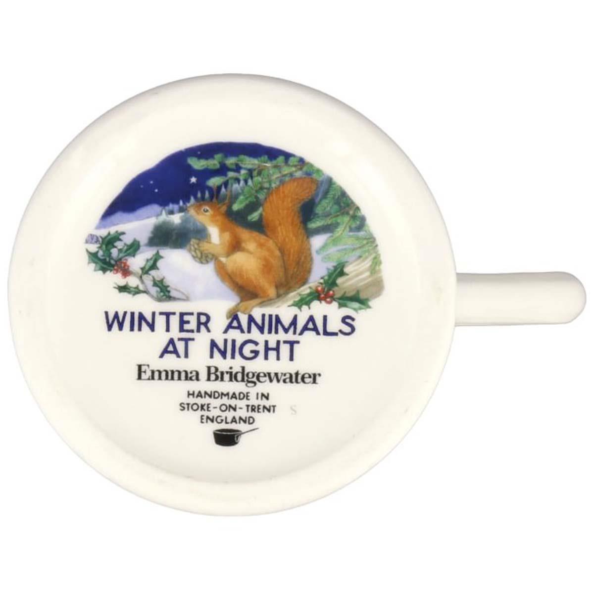 Emma Bridgewater Christmas Midnight Squirrel 1/2 Pint Mug