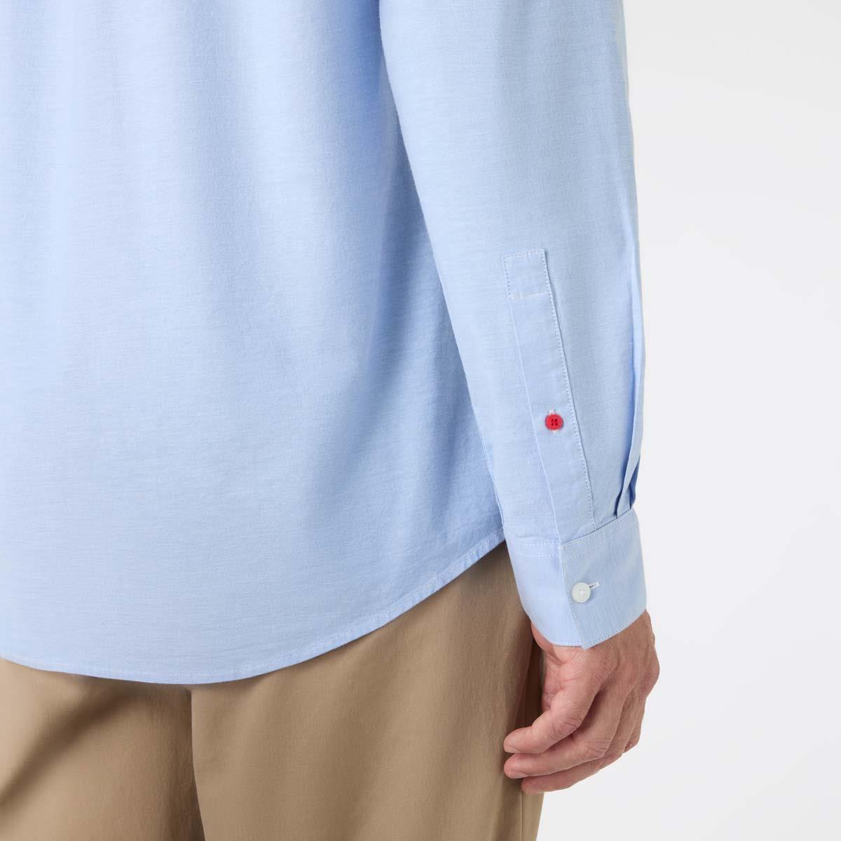 Pale Blue Musto Mens Original Oxford Shirt SLEEVE