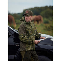InVis Green Seeland Mens Cross Windbeater Jacket Lifestyle