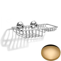 Non-Lacquered Brass Samuel Heath Novis Soap & Sponge Basket N1026-W