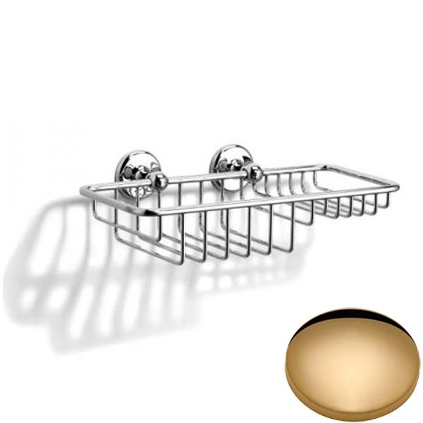 Non-Lacquered Brass Samuel Heath Novis Soap & Sponge Basket N1026-W