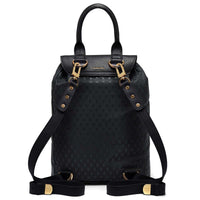 Black Monogram Holland Cooper Womens Regency Backpack Back