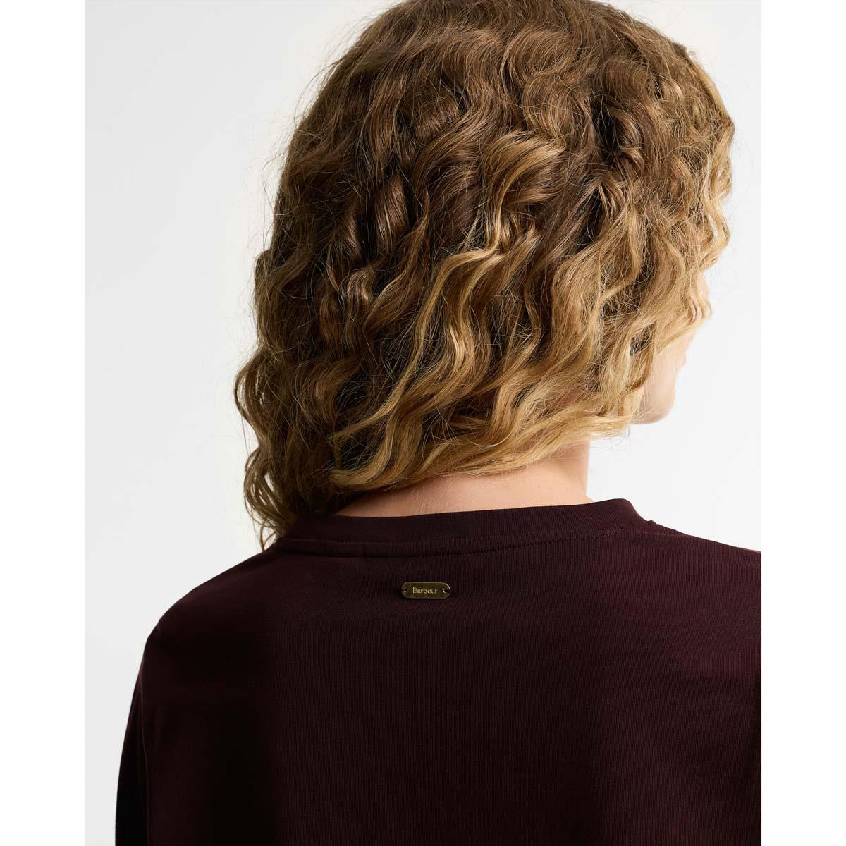 FIG Barbour Womens Amesbury Long Sleeve T-Shirt NECK