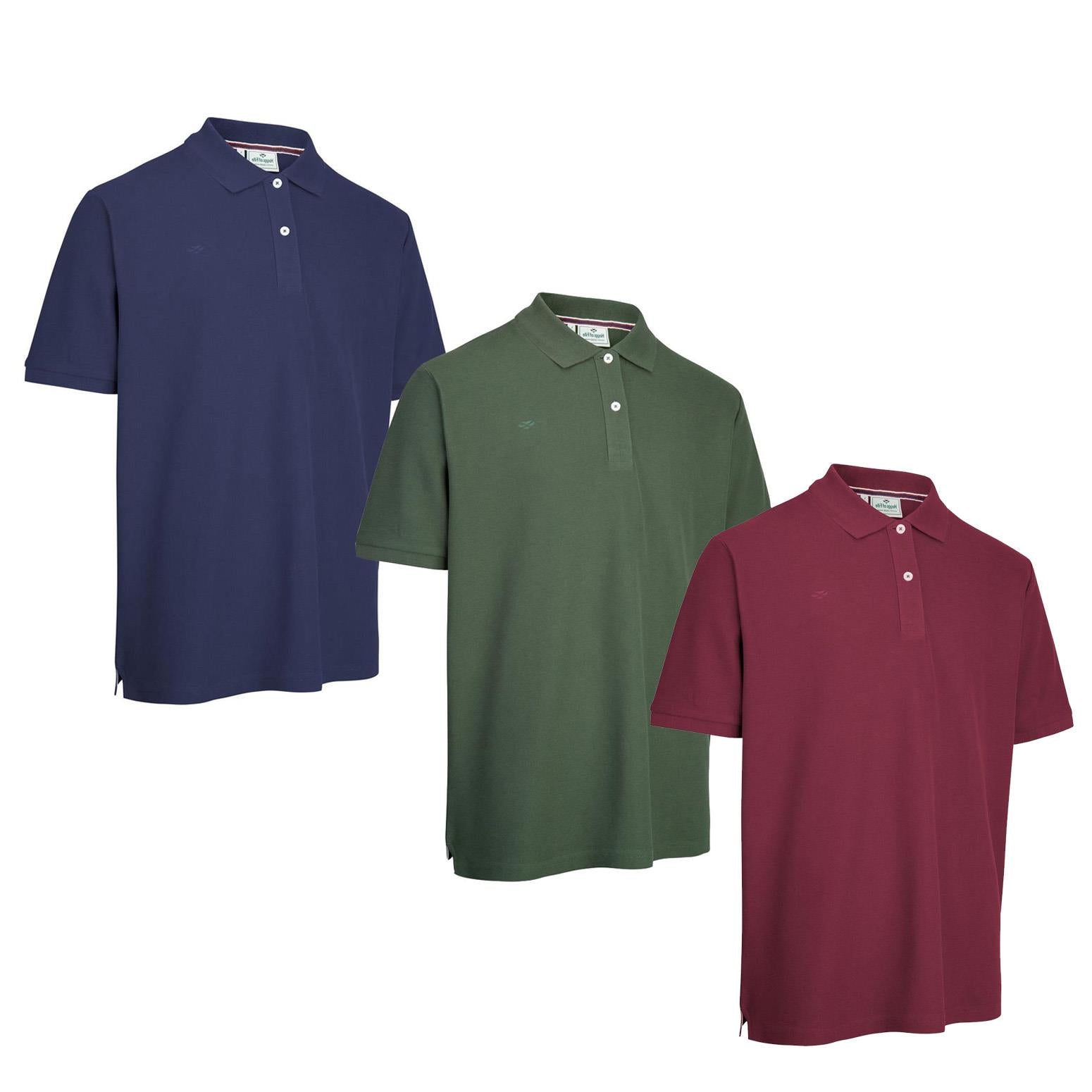 Hoggs Of Fife Mens Largs Pique Polo Shirt