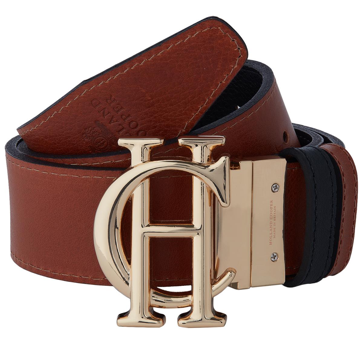 Black Tan Holland Cooper Womens Reversible HC Classic Belt