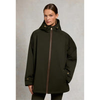 Khaki Holland Cooper Womens One Size Waterproof Jacket