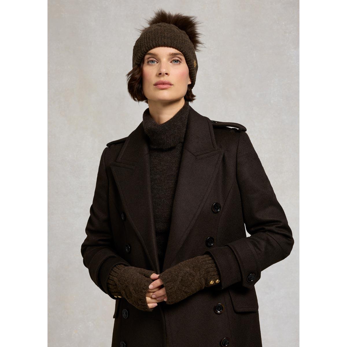 Holland Cooper Womens Sloane Fingerless Gloves