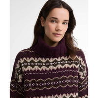 FIG MULTI Barbour Womens Helen Knitted Jumper COLLAR