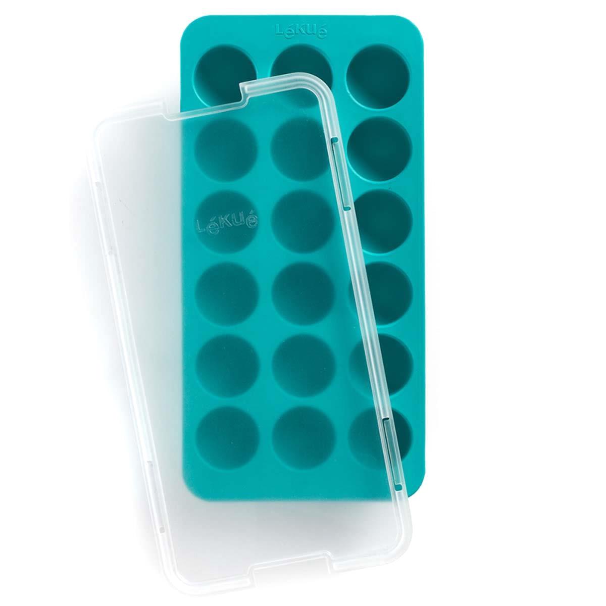 Lekue Round Ice Cube Tray with Lid