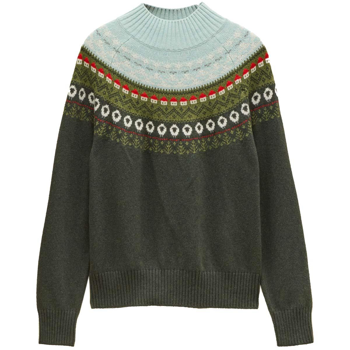 Joules Womens Landscape Fairisle Jumper