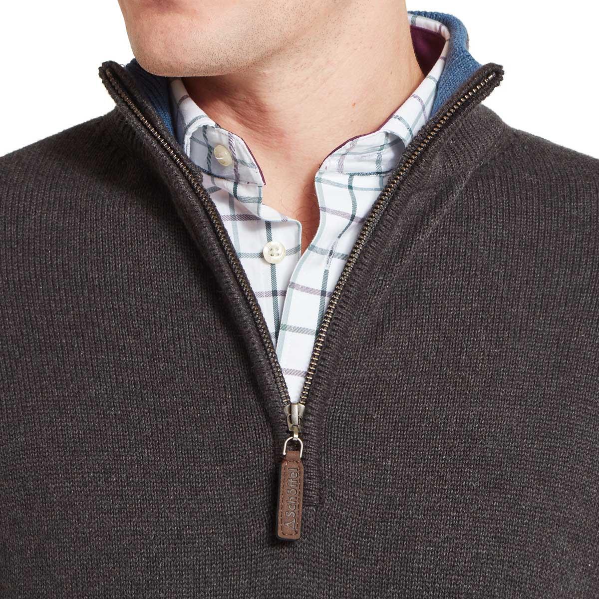 Schoffel Mens Castlebay 1/4 Zip Jumper