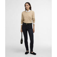 Safari Barbour Womens Clover Knitted Jumper model