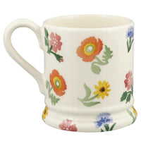 Emma Bridgewater Poppies & Pinks Half Pint Mug Side View