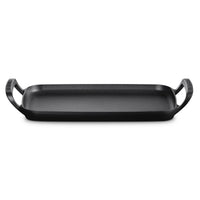 Le Creuset Cast Iron BBQ Rectangular Griddle inside