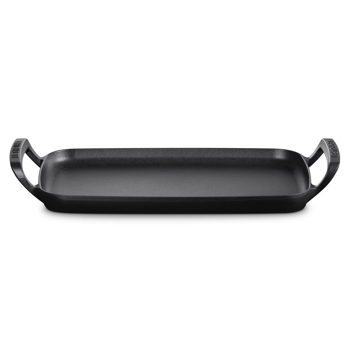 Le Creuset Cast Iron BBQ Rectangular Griddle inside