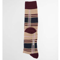 Gardenia Tartan Barbour Womens Wellington Tartan Knee Length Sock back