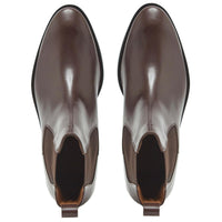 Dark Brown Chatham Womens Allerton Chelsea Boots Top View