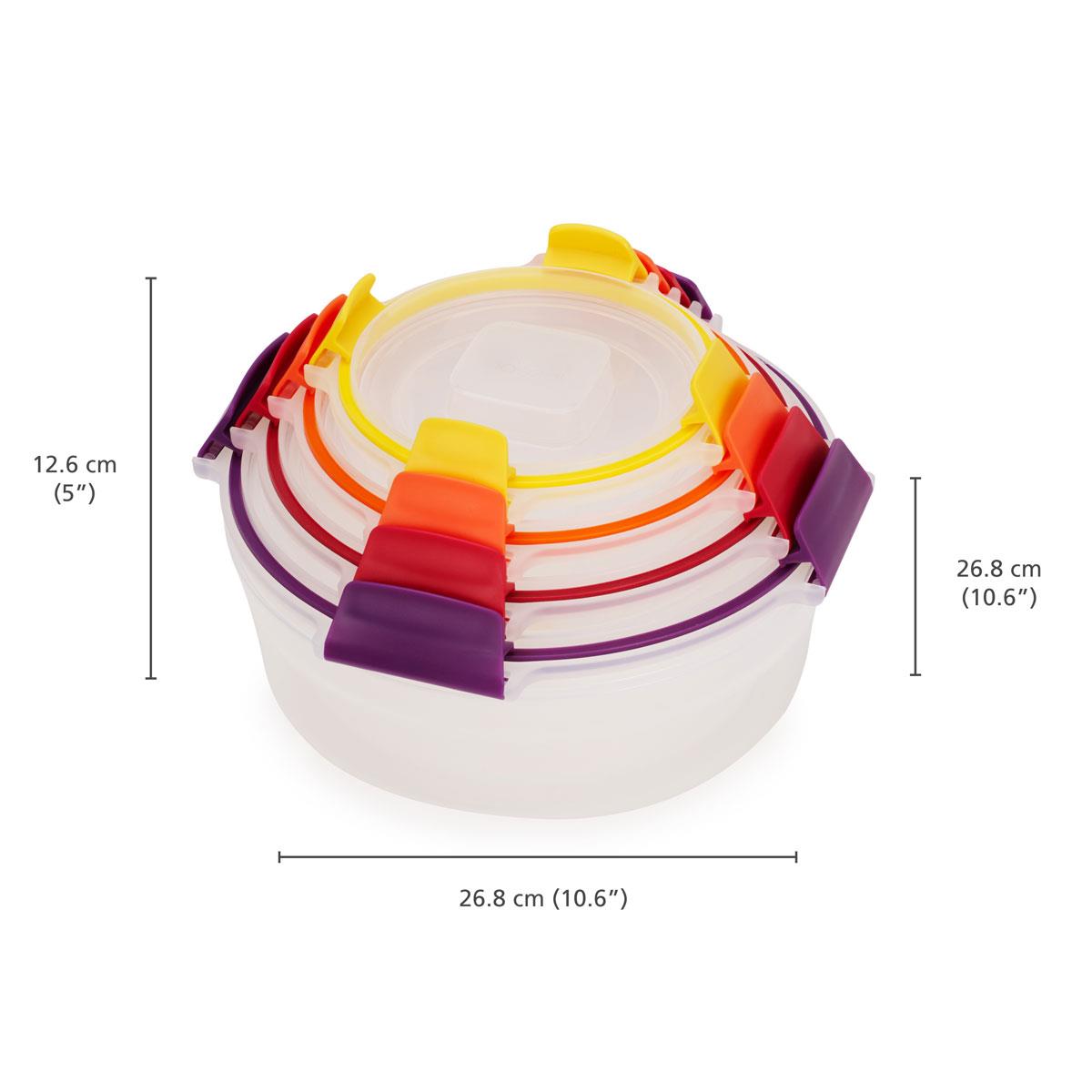 Joseph Joseph Nest Lock 8-Piece Mixed Food Container Set