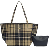 Barbour Layla Tartan Large Tote Bag