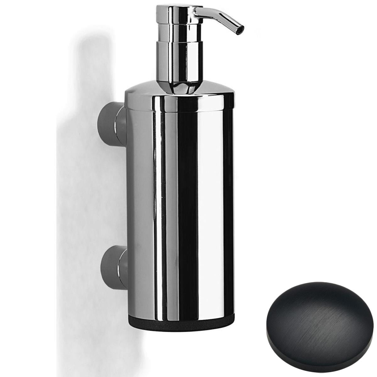 Matt Black Chrome Samuel Heath Xenon Liquid Soap Dispenser N5304