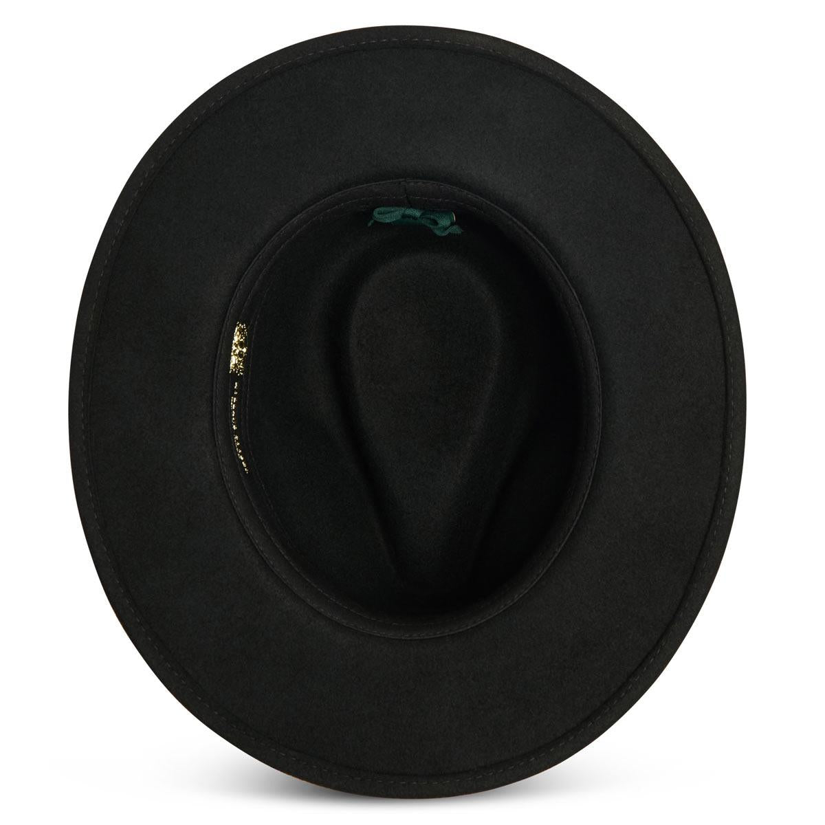 Black Tan Holland Cooper Womens Wool Trilby Interior