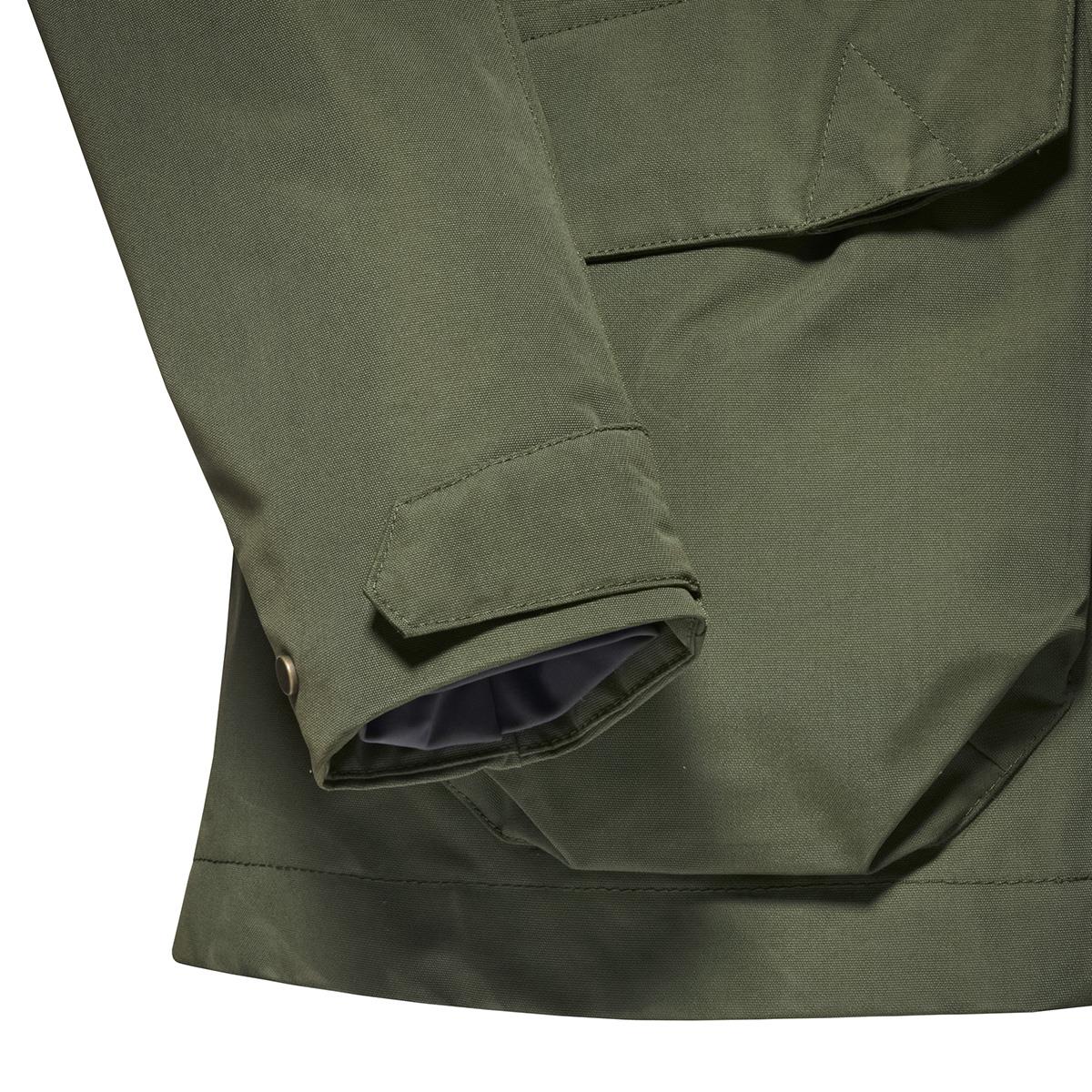 Deep Green Musto Womens Outdoor Country Burnham Waterproof Jacket Sleeve