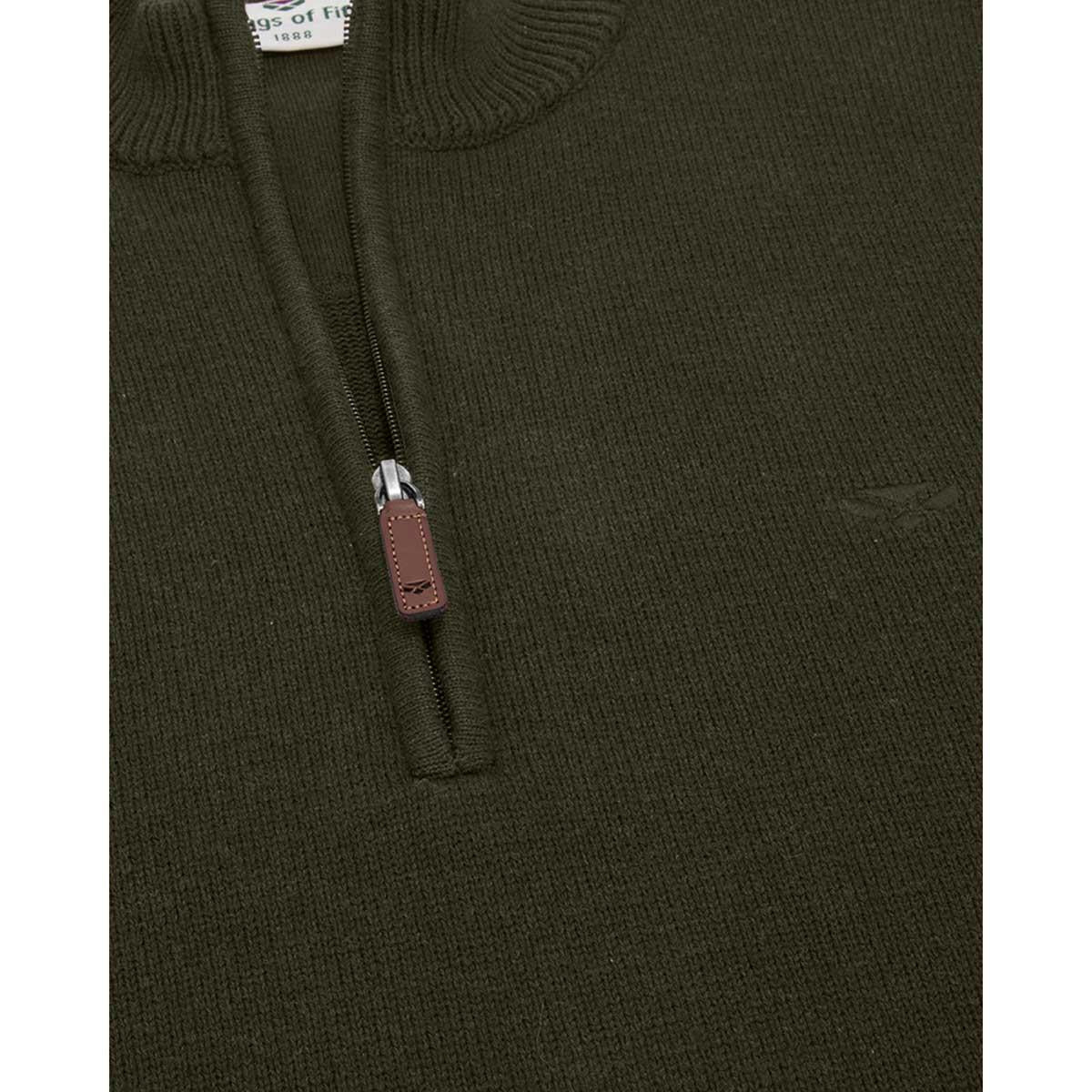 Hoggs Of Fife Mens Falkirk 1/4 Pullover