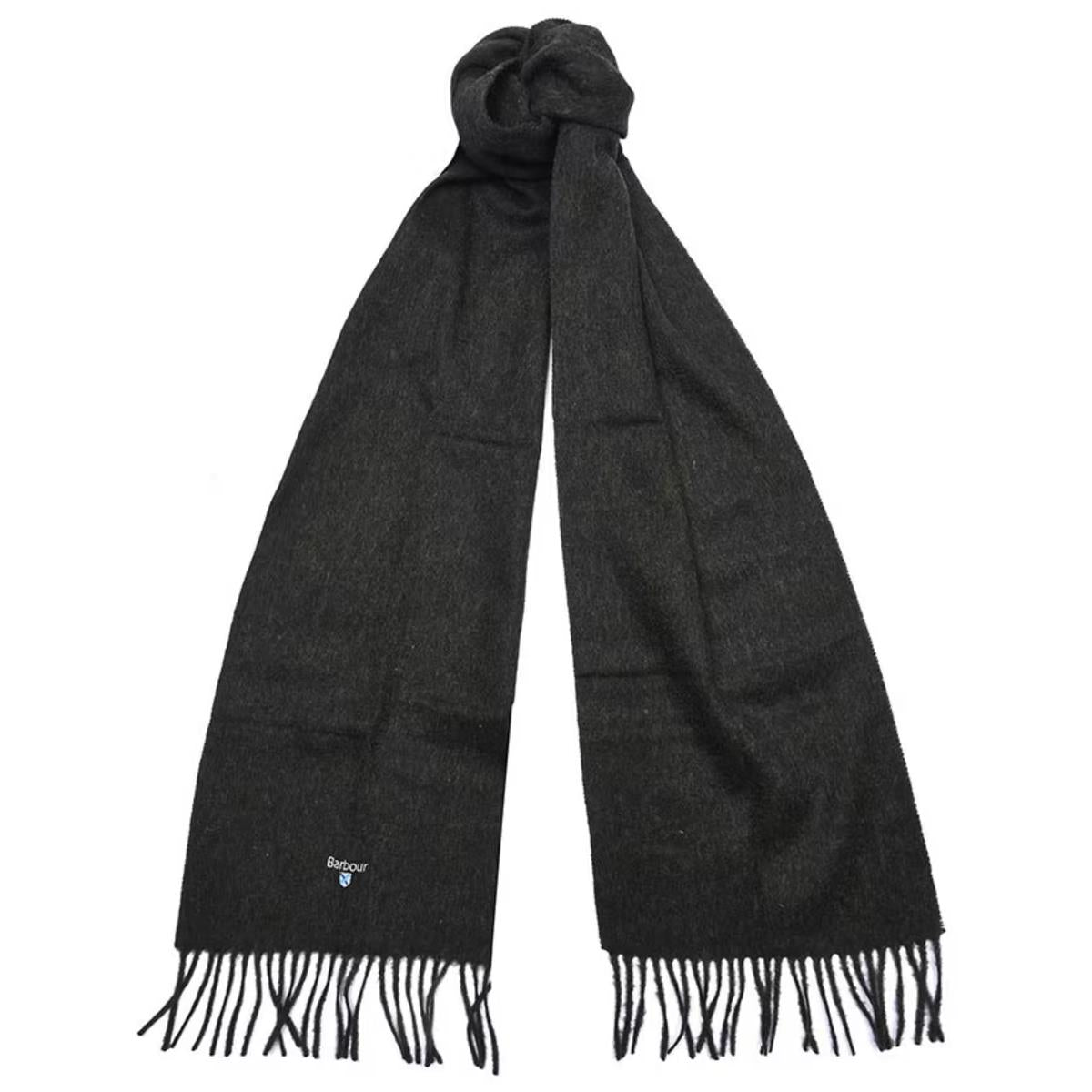 Barbour Unisex Plain Lambswool Scarf