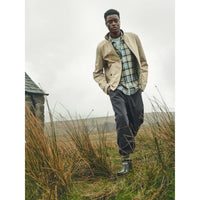 Washed Stone Barbour Mens Tyneside Casual Jacket Lifestyle