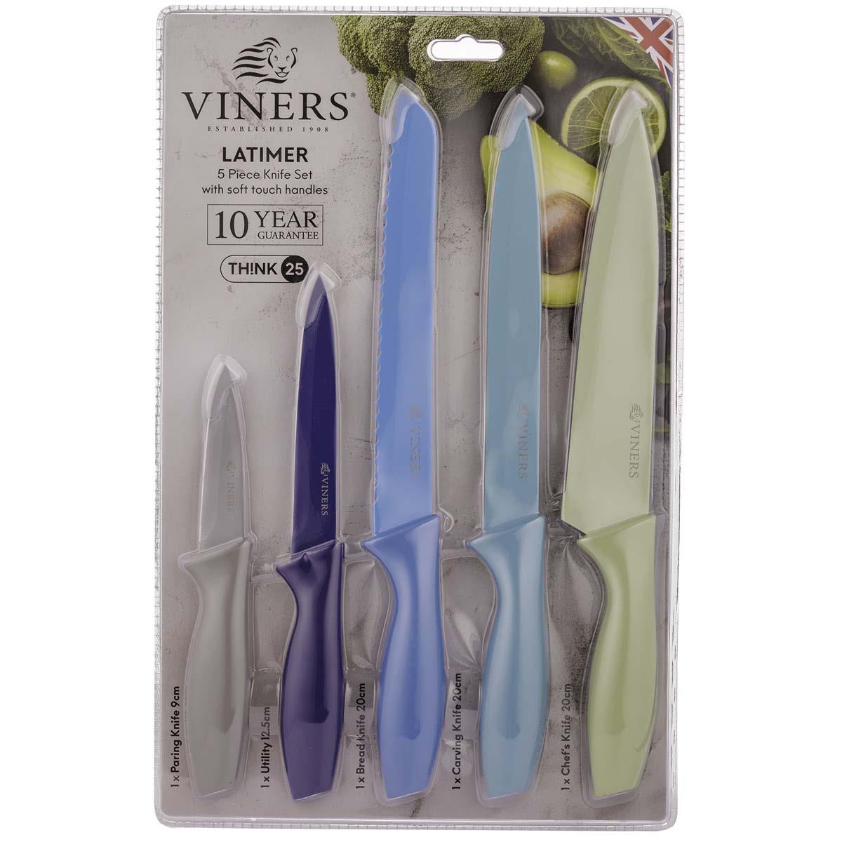 Viners Latimer 5 Piece Knife Set BOX