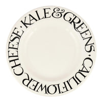 Emma Bridgewater Black Toast Veggies 10.5 Inch Plate