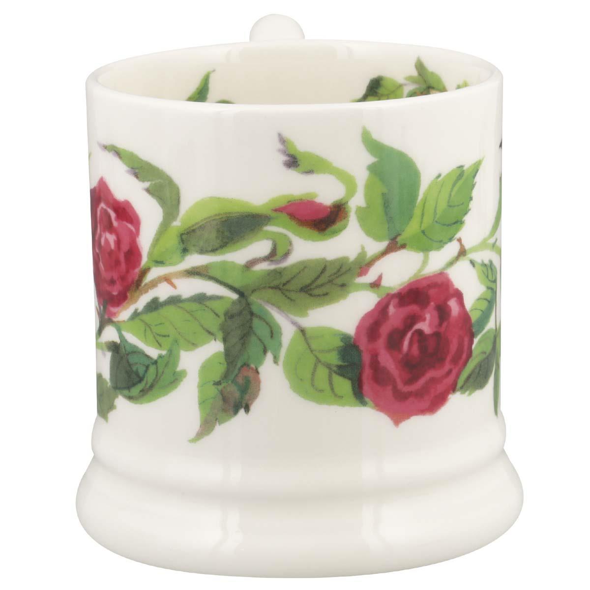 Emma Bridgewater Old Rose Half Pint Mug Alternative Side View