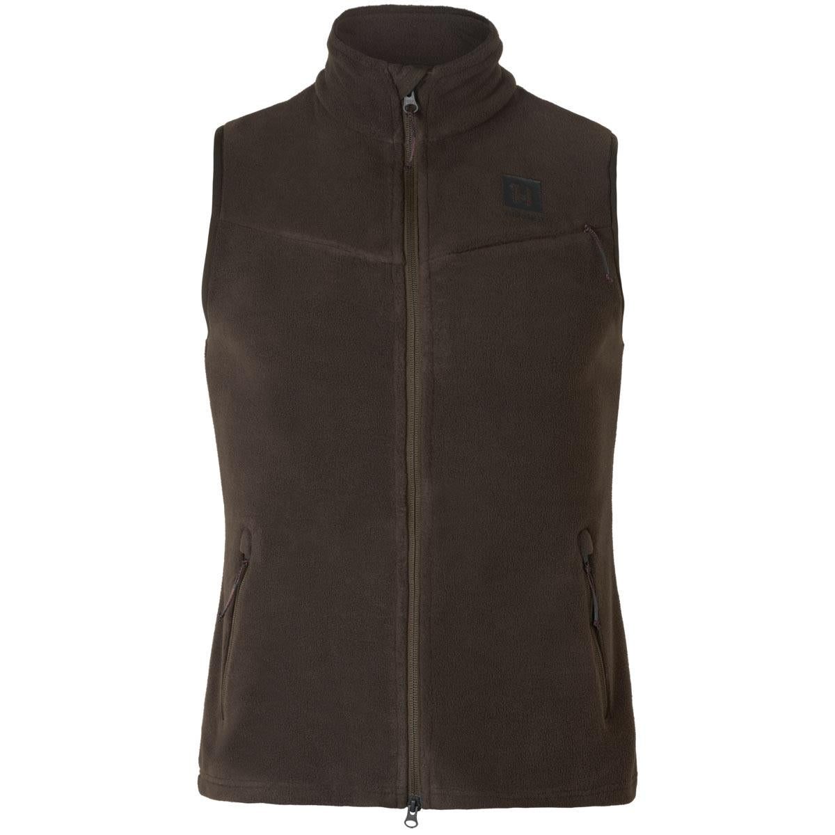 Shadow Brown Harkila Womens Aspire Fleece Waistcoat