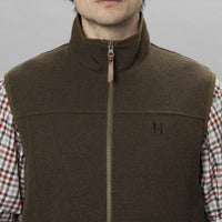 Forest Green Harkila Mens Sandhem Pro Waistcoat On Model