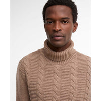Barbour Mens Staplecross Rollneck Sweater