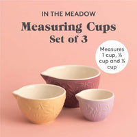 Mason Cash In The Meadow Set of 3 Measuring Cups INFO