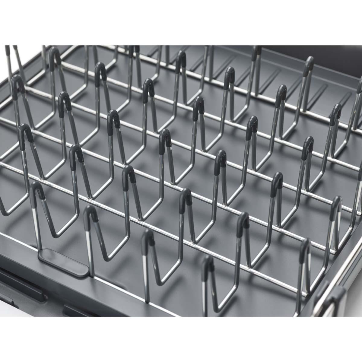 Grey Joseph Joseph Extend Steel Expandable Dish Rack RACK