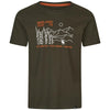 Pine Green Seeland Mens Landscape T-Shirt