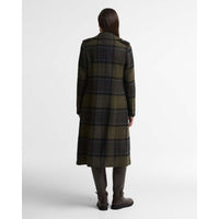 Barbour Womens Cottesmore Checked Wool Coat